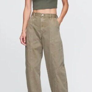 GAP High Rise Barrel Jeans